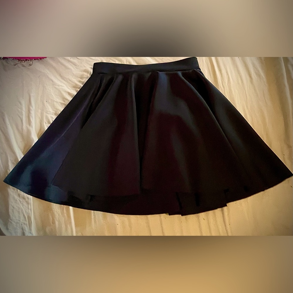 Cute black basic skirts with shirts built inside!